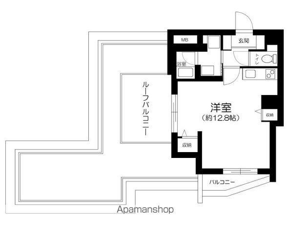 オーク・スクエア八幡山 401号室 間取り