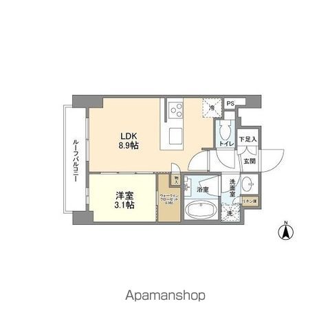 コンフォリア桜上水 904号室 間取り