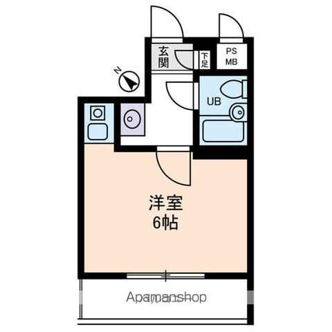 ダイホープラザ千歳烏山Ａ棟 406号室 間取り