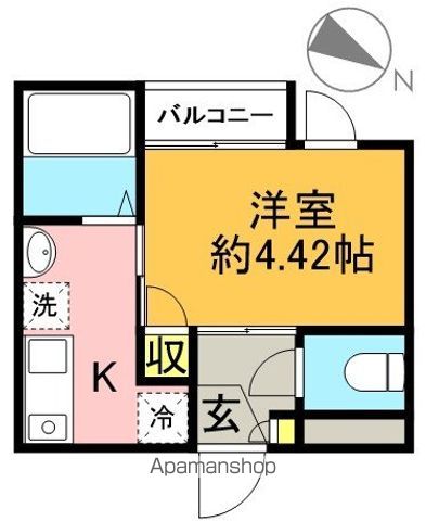 Ｋ－ｈｏｕｓｅ　西永福 102号室 間取り