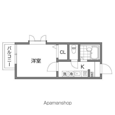 ＳＨＩＩＮＯ　ＭＡＮＳＩＯＮⅡ 205号室 間取り
