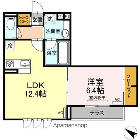 Ｍａｉｓｏｎ桜の杜 102号室 間取り