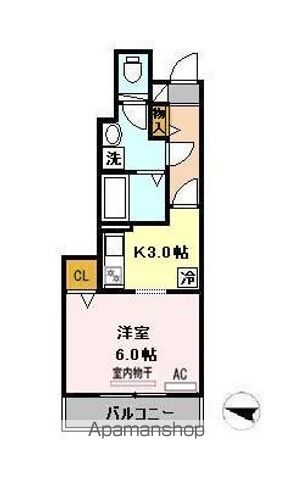 プリヴェール成城 103号室 間取り