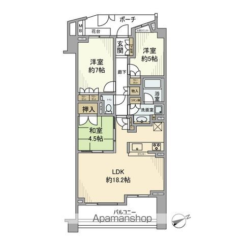 パークハウス　フォレストリエ 403号室 間取り