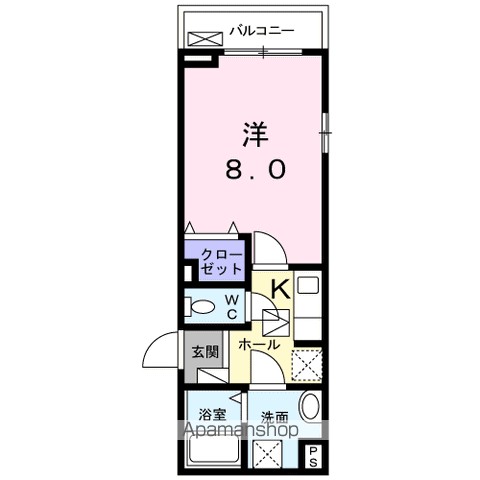 ヴィラージュ北沢 101号室 間取り