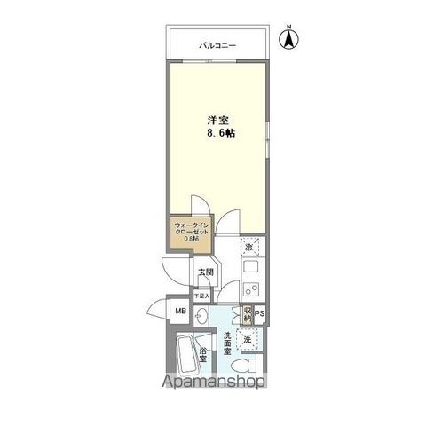 コンフォリア桜上水 330号室 間取り