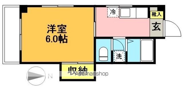 ミドリハイツ 1A号室 間取り
