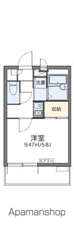レオパレスパルフェタムール北沢 301号室 間取り