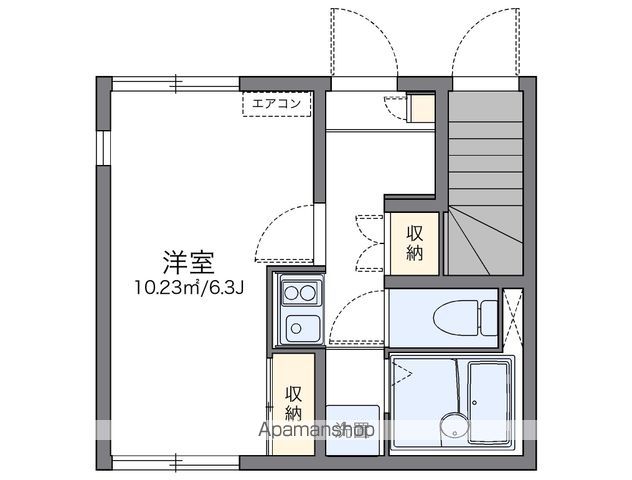 レオネクストシオン北沢 101号室 間取り