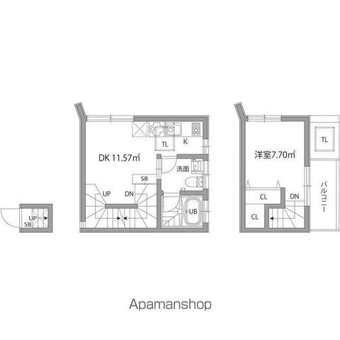 グランエッグス千歳烏山Ｎ 7号室 間取り
