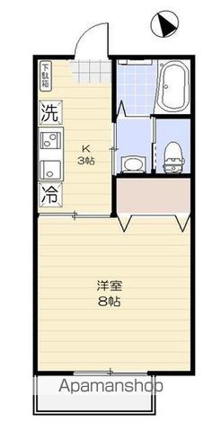クオーレ 202号室 間取り