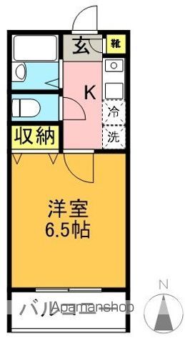 グランドゥール 302号室 間取り
