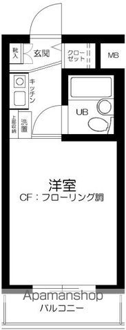 スカイコート下高井戸 707号室 間取り