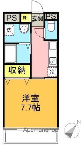 ベルメゾン梅ヶ丘 102号室 間取り