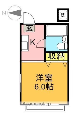 パル 201号室 間取り