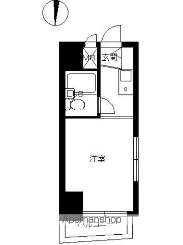スカイコート下高井戸 701号室 間取り