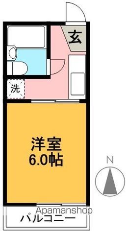 大島コーポラス 202号室 間取り