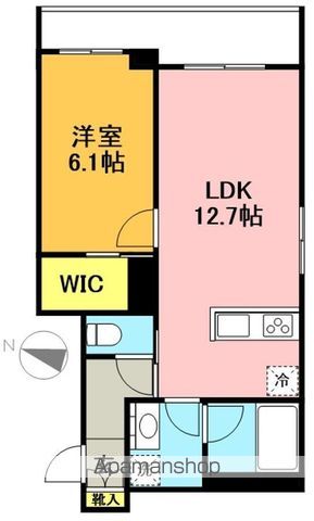 グランフォルトゥーナ羽根木 203号室 間取り