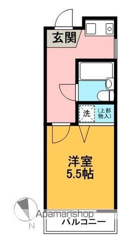 グレイス浜田山 401号室 間取り