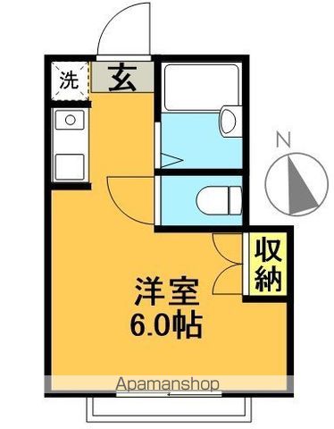 セイクレッド・ヒルズ 202号室 間取り