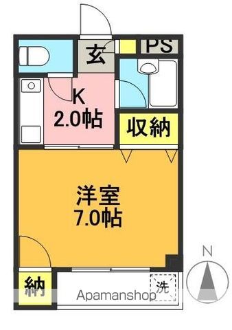 ＴＯＭＹ　ＨＯＵＳＥ 202号室 間取り