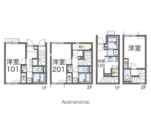 レオネクスト桜丘第３ 103号室 間取り