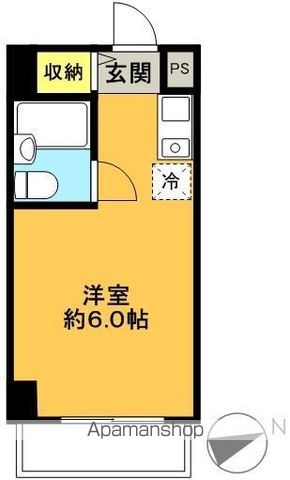 スカイコート下高井戸 1215号室 間取り