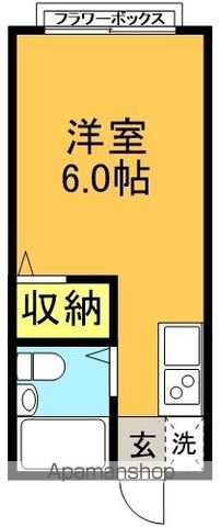 メゾンジュネス 203号室 間取り
