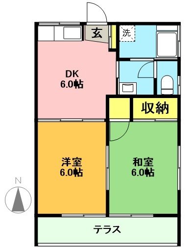 みのりハイム 間取り図