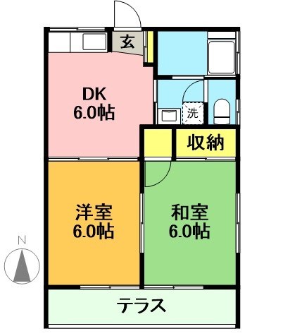 みのりハイム  間取り図