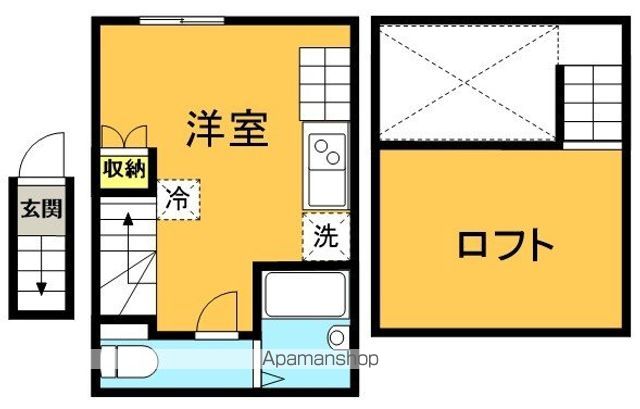 リカーサ浜田山 202号室 間取り