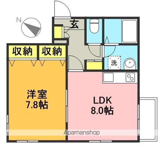 パインハイム 間取り図