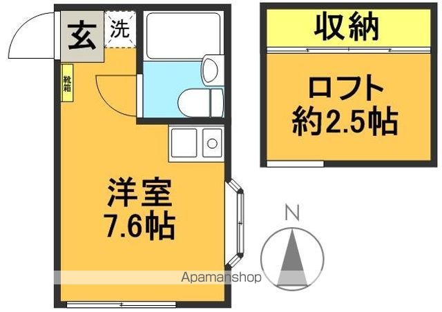 グランドールＭ 205号室 間取り