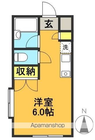 グルクスハイムⅡ 101号室 間取り