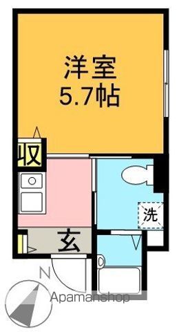 カロン 202号室 間取り