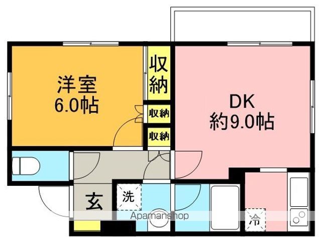 ユーコート世田谷松原 301号室 間取り