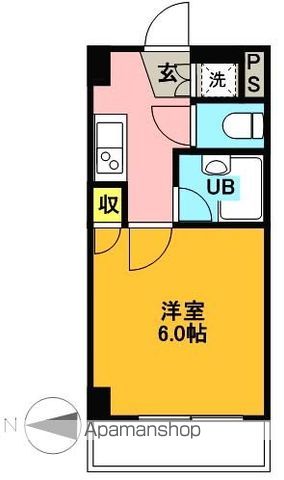 ルーブル浜田山 307号室 間取り