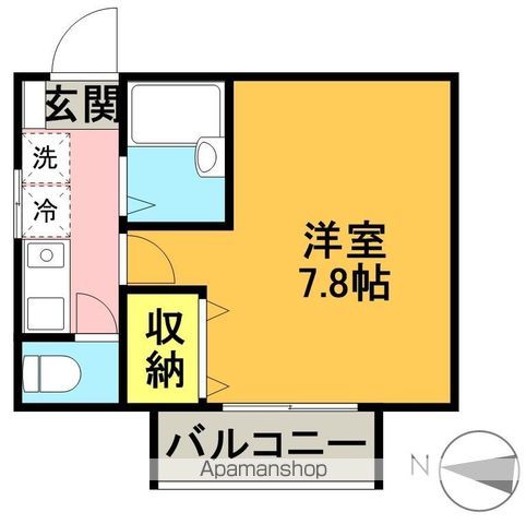 トレビュー松原 201号室 間取り