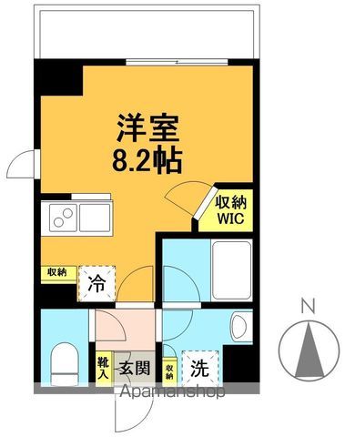 ザ・パークハビオ明大前 503号室 間取り
