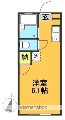 ラベンダーハイツ 206号室 間取り
