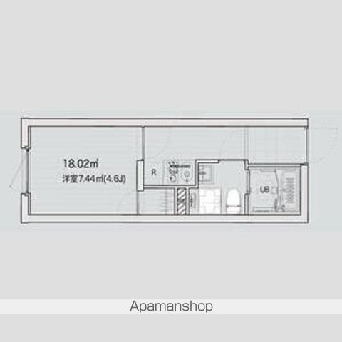 ＭＡＸＩＶｂａｓｉｃ笹塚 402号室 間取り