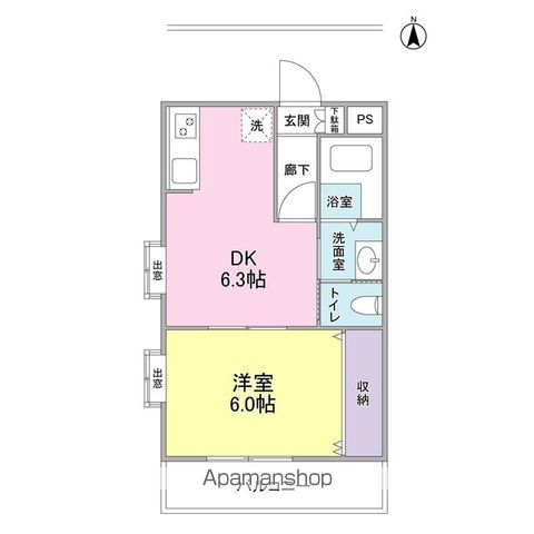 ガーデンハイツ 201号室 間取り