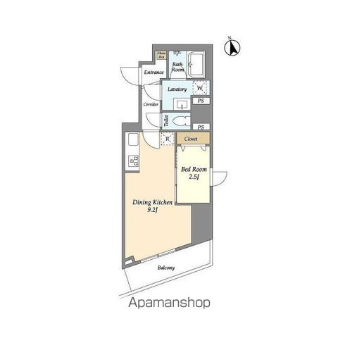 アビティ下北沢 302号室 間取り