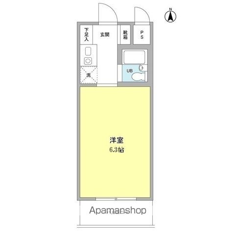 ウッドクレスト砧Ｄ棟 D306号室 間取り