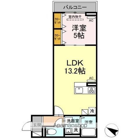 ＡＣＴ下高井戸 306号室 間取り