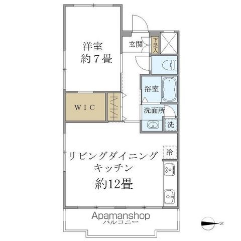 グランドール梶山 303号室 間取り