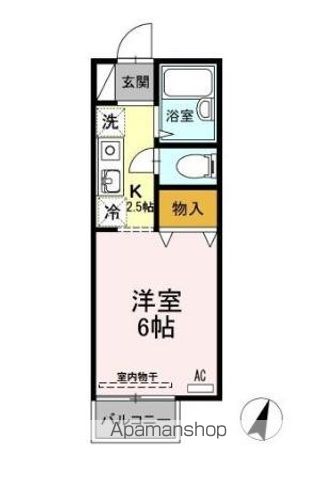 ドルフ北烏山　Ｄ 211号室 間取り
