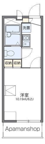 レオパレスハープコート 204号室 間取り