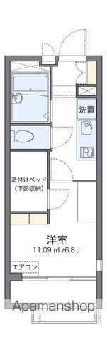 レオパレスアネックス 201号室 間取り