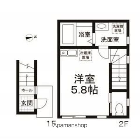 ガーデンコート経堂 203号室 間取り